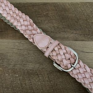 Pink woven belt size medium